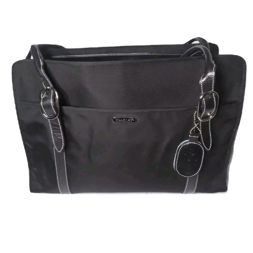 COAKLEY Contemporary Classic Nylon Tote Business Tote Travel Handbag Retail $295